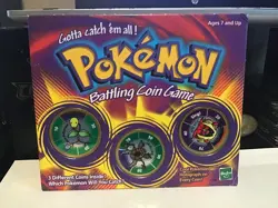 Vintage 1999 Pokemon Battling Coin Game Bellsprout, Pinsir & Jynx - Image 1
