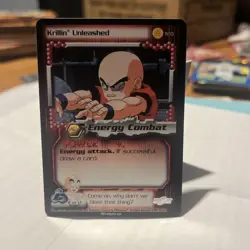 Dragonball Z DBZ CCG UnLimited FOIL CELL SAGA - Krillin Unleashed RARE Card #120 - Image 1