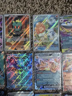 Pokemon 15 Card Lot - Illustration Rares, Charizards, Marshadow, Full Arts, Ex's - Image 4