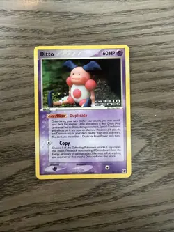 Pokemon TCG Mr. Mime Ditto Reverse Holo Stamped Card 38/113 EX Delta Species - Image 1