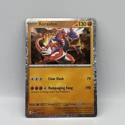 McDonald's Pokemon TCG 2025 Koraidon Holo Card 008/015 - Image 1