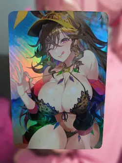 Celica Bunnystein Fantasy Anime Waifu Sexy Goddess Doujin Card - Image 1
