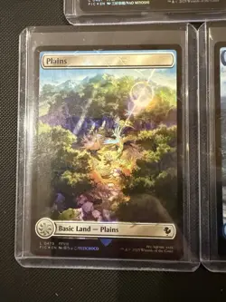 MTG Final Fantasy Basic Land Set [Chocobo Track Foil] 5 Cards Full Art NM - Image 2