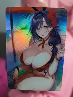 Nadeshiko Bunnystein Fantasy Anime Waifu Sexy Goddess Doujin Card - Image 1