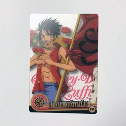 S0650 Luffy Daikaizoku Style Card One Piece Morinaga Wafer Clear Card - Image 1