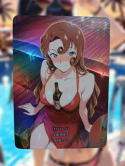 Yukiko Kudo Case Closed Anime Waifu Sexy Goddess Doujin Card - Image 1