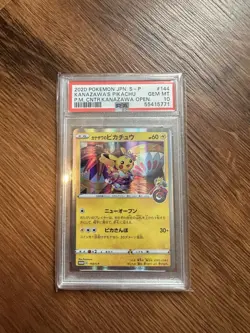 2020 Kanazawa Pikachu Pokemon Promos Holo Card 144/S-P PSA 10 - Image 1