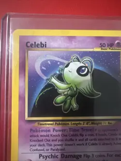 Pokemon TCG Celebi Neo Revelation Holo Rare Card 3/64 Unlimited - Image 2