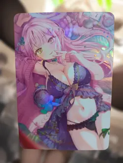 Misono Mika Blue Archive Hentai Bikini Sexy Goddess Waifu Anime Doujin Card - Image 1