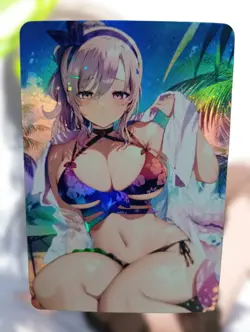 Megakure-chan Anime Waifu Sexy Goddess Bikini Hentai Doujin Card - Image 1