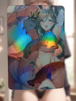 Haruno Nadeshiko Bunnystein Fantasy Anime Waifu Sexy Goddess Doujin Card - Image 1