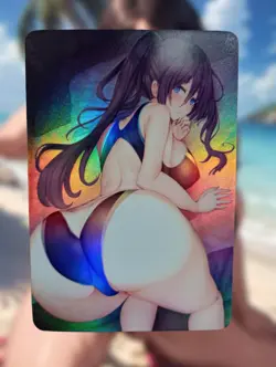 Oshiri Kyouei Mizugi-chan Anime Waifu Sexy Goddess Doujin Card - Image 1