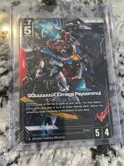 Gundam GQuuuuuuX (Omega Psycommu) Gd02-038 Lr+ NM GUNDAM CARD GAME - Image 1