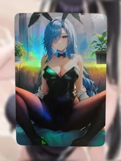 Shenhe Genshin Impact Anime Waifu Sexy Goddess Doujin Card - Image 1
