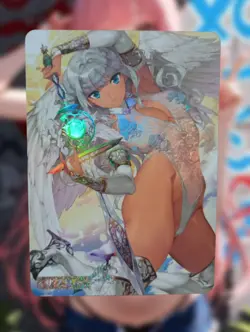 Angel Girl Anime Waifu Sexy Goddess Doujin Card - Image 1