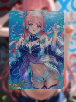 Sangonomiya Kokomi Genshin Impact Anime Waifu Sexy Goddess Doujin Card - Image 1