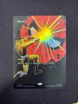 Shock (FOIL BORDERLESS) Marvel's Spider-Man - Magic/MTG - Image 1
