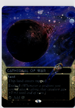 Cathedral of War (Borderless) (Galaxy Foil) | Edge of Eternities: Stellar Sights - Image 1