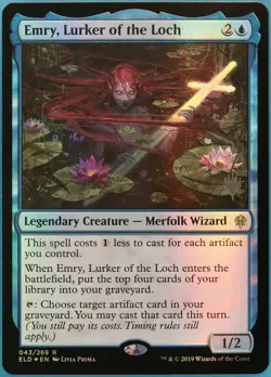 mtg magic Emry, Lurker of the Loch FOIL ENGLISH FRENCH guetteuse du 4 available - Image 1