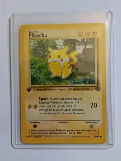 Pokemon TCG - Pikachu - Jungle 60/64 - First Edition - Image 1