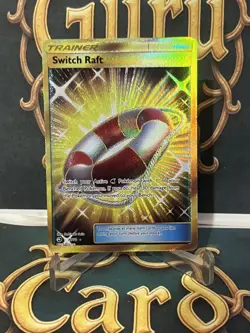Pokemon TCG Switch Raft (Secret) 77/70 Dragon Majesty Secret Rare NM - Image 1