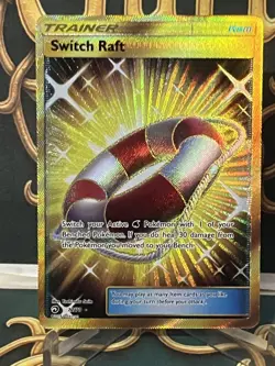 Pokemon TCG Switch Raft (Secret) 77/70 Dragon Majesty Secret Rare NM - Image 2