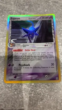 Espeon Ex Delta Species 4/113 Rare Reverse Holo Pokemon TCG NM - Image 1