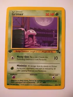 1999 Pokemon Fossil 1st Edition Grimer #48 NM-MT - Image 2