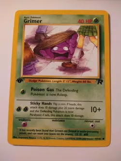 2000 Pokemon Team Rocket 1st Edition Grimer #57 NM-MT - Image 2
