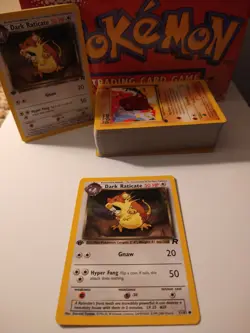 2000 Pokemon Team Rocket 1st Edition Dark Raticate #51 NM-MT - Image 1