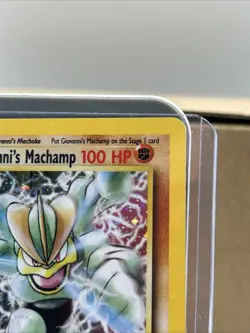 Giovanni’s Machamp 1st Edition 6/132 Holo Gym Challenge Rare WOTC Pokemon - Image 3
