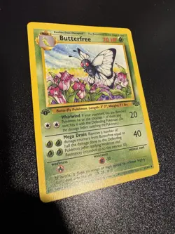 Pokemon 1st Edition Butterfree Uncommon Jungle 33/64 NM/LP - Image 2