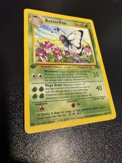 Pokemon 1st Edition Butterfree Uncommon Jungle 33/64 NM/LP - Image 3
