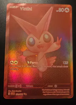 Pokemon TCG Victini 172/086 Sv: White Flare Holo Red NM Pack Fresh SIR - Image 1