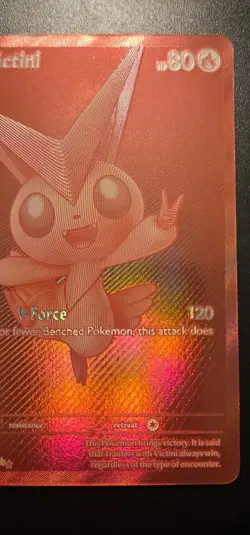 Pokemon TCG Victini 172/086 Sv: White Flare Holo Red NM Pack Fresh SIR - Image 3