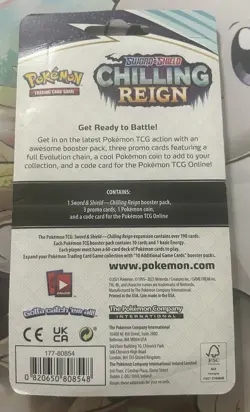 Pokemon TCG Chilling Reign Checklane Blister Blaziken Promo New Sealed - Image 2