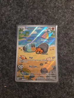 Dwebble IR 129/086 Sv: Black Bolt Pokemon 2025 Illustration Rare - Image 1