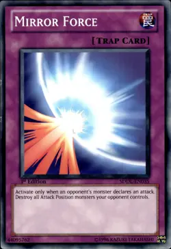 Mirror Force - 1st Edition SDDL-EN035 - LP - YuGiOh - Image 1