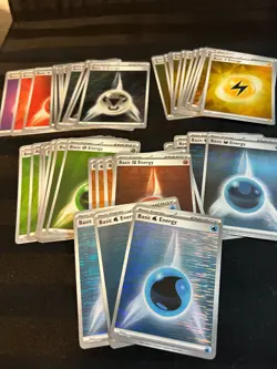 Pokemon TCG Holo Energy Lot 45 cards. Varying Sets - Image 1