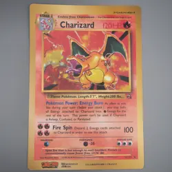 Pokemon Card Charizard 4/102 Corocoro Promo JUMBO NM-EX English Japan JB108 - Image 1