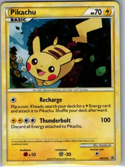 Pikachu - HGSS03 Holo HGSS Promos - Pokemon Card - NM - Image 1