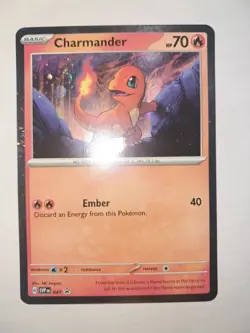 Charmander - 047 (Cosmos Holo) 047 Sv: Scarlet & Violet Promo Cards Holo - Image 1