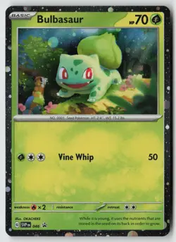 Bulbasaur - (Cosmos Holo) 046 - SV: Scarlet & Violet Promo Cards Holo - PTCG - Image 1