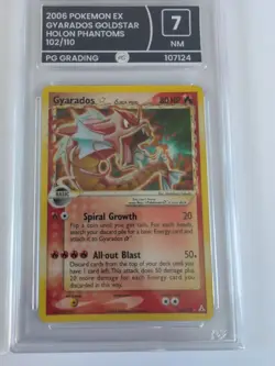 Pokemon Card Gyarados 102 110 Delta Species EX Holon Phantoms Gold Star PG 7 - Image 1