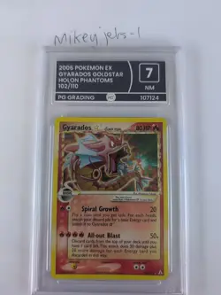 Pokemon Card Gyarados 102 110 Delta Species EX Holon Phantoms Gold Star PG 7 - Image 3