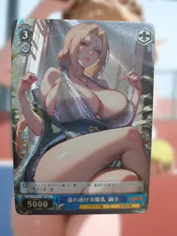 Tsunade Naruto Anime Waifu Sexy Goddess Doujin Card - Image 1