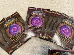 WoW Warcraft TCG SCARLET MONASTERY DUNGEON DECK COMPLETE w Treasures & Loot Card - Image 2