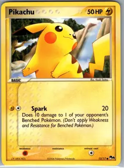 Pikachu 013/017 Non Holo POP Series 4 - Pokemon Card - NM - Image 1
