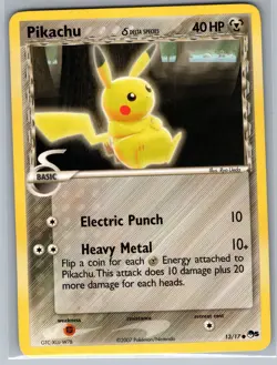 Pikachu (Delta Species) 13/17 Non Holo POP Series 5 - Pokemon Card - LP - Image 1