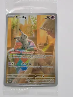 SEALED NM Mimikyu Scarlet & Violet Promo Cards Full Art Holo Pokemon SVP 075 - Image 1